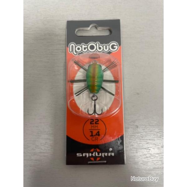 !! LEURRE SAKURA NOTOBUG 22mm col 11