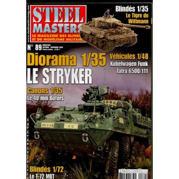 steel masters 89 le tigre de wittmann, 40 mm bofors, 4e corps chars de la garde urss, gnie usa