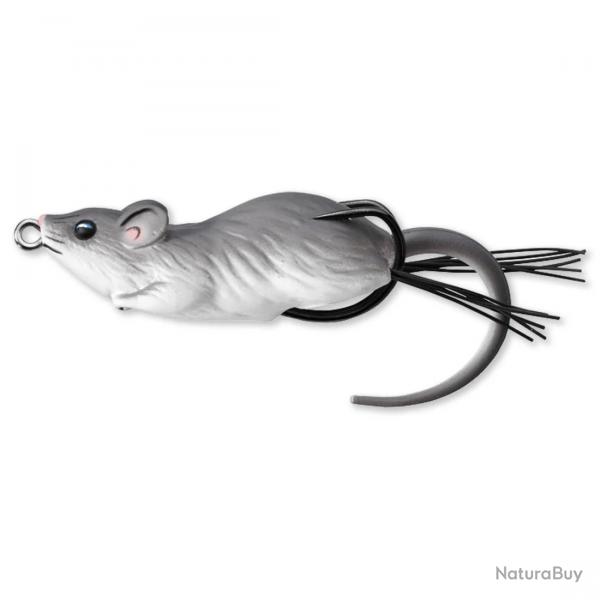 Leurre Live Target Hollow Body Mouse 9cm 28g 9cm Grey / White