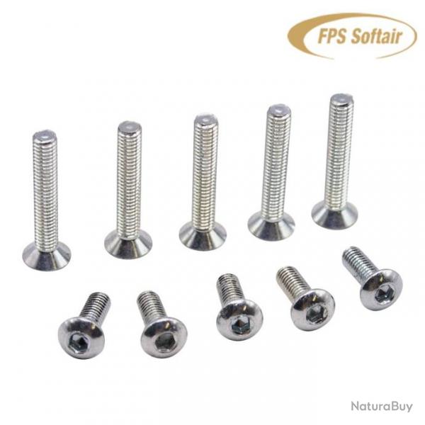 SET DE 8 VIS POUR GEARBOX VER.2 - FPS SOFTAIR