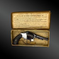 Revolver Smith & Wesson 2ème Modèle Ladysmith, Avec Sa Boite Etats-unis - Brevet XIXème Siècle