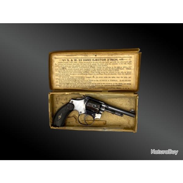 Revolver Smith & Wesson 2me Modle Ladysmith, Avec Sa Boite Etats-unis - Brevet XIXme Sicle