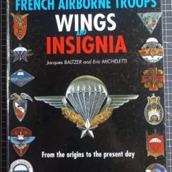 Livre "Ailes et insignes des troupes aéroportées françaises" (version bilingue).