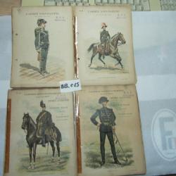 LOT DE 4 CACHIERS D'ENSEIGNEMENT ILLUSTRES ARMEES NORVEGIENNE (2) ET SUEDOISE (2) - BBC15