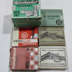 lot de boite anciennes de cartouches vides