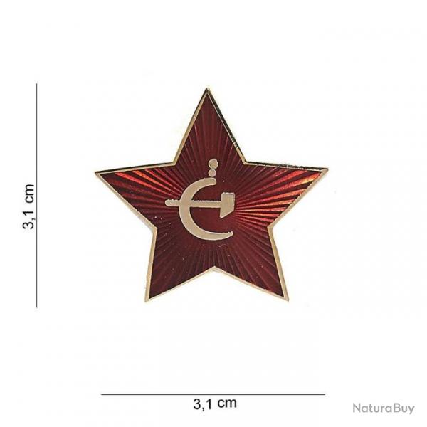 Badge mtal Russian etoile | 101 Inc (0001 0220)