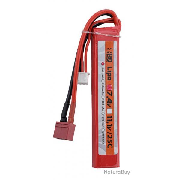 1 stick batterie Lipo 2S 7.4V 1000mAh 25C 1 stick - 1000mAh 25C - T-Dean