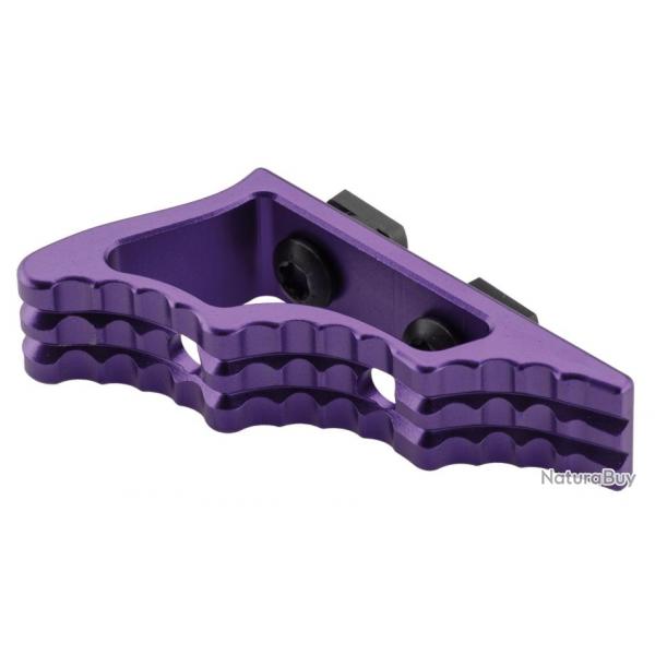 Angle Grip Aluminium CNC M-LOK / Keymod VIOLET