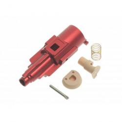 Pièces détachées airsoft - Set complet Nozzle Aluminium CNC pour AAP01 GBB AAC COWCOW Rouge