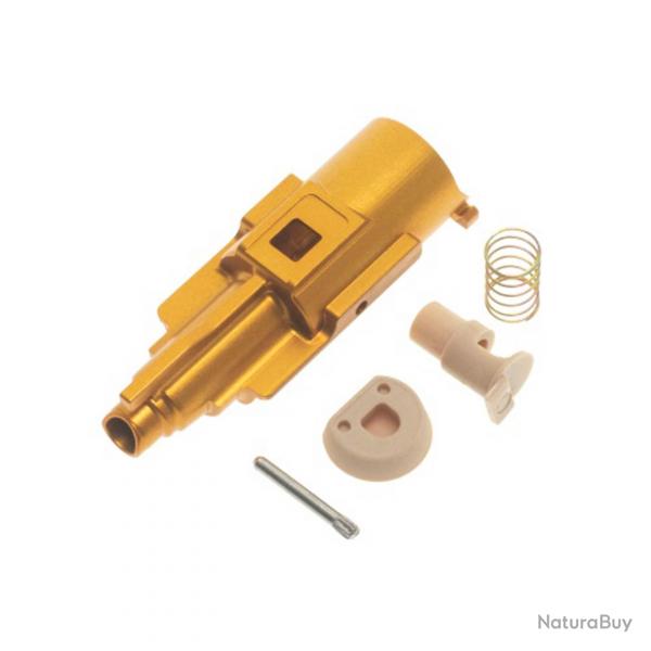 Pices dtaches airsoft - Set complet Nozzle Aluminium CNC pour AAP01 GBB AAC COWCOW Or