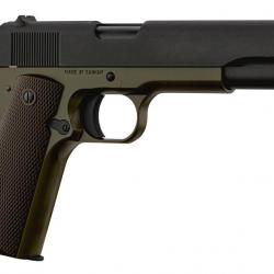 Réplique airsoft KJ Works 1911 gaz metal KJ Works 1911 - OD Green