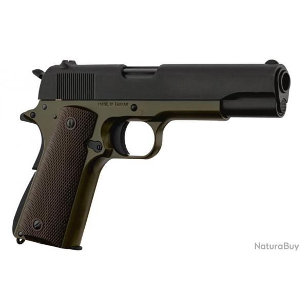 Rplique airsoft KJ Works 1911 gaz metal KJ Works 1911 - OD Green