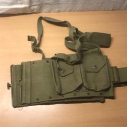 Ancienne ceinture cartouchière belge ww2