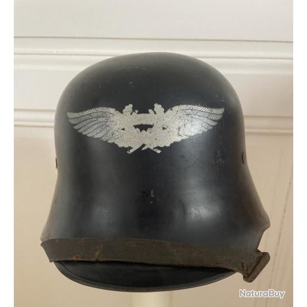 Casque allemand dfense passive - Modle dit " Modle 33 Autrichien " / " Austrian Model 33".