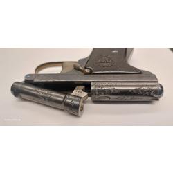 PISTOLET MANUFRANCE "LE FRANCAIS"  N°3 MODELE 844 SUPERBE PIECE AVEC GRAVURE EN CAL 6.35: 400 EUROS