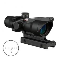 Viseur point rouge Red Dot ACOG 4x32 avec Fibre optique rouge en forme de chevron