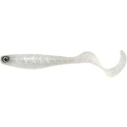 Leurre Souple Hyperlastics Curlyminn 6'' Pro Swimbait White Ghost