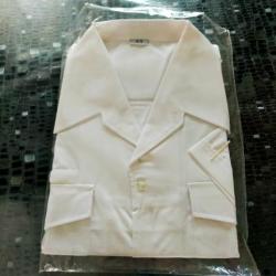 Chemisette blanche homme équipée velcro taille 4