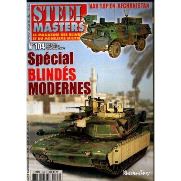 steel masters 104 spcial blinds modernes, humvee, amx, bradley, abrams, vab,