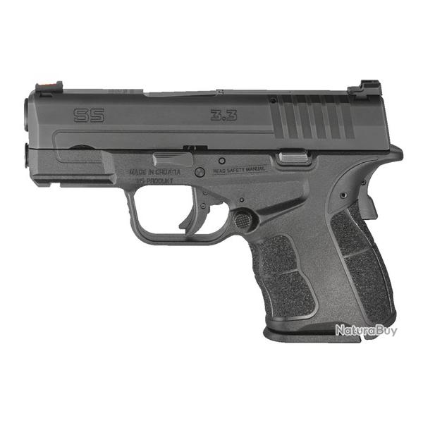 PIST. HS PRODUKT S5 NOIR CAL. .45 ACP SA 5/7 COUPS 85MM 3,3" NON FILET HAUSSE RGLABLE 2 CHARGEURS