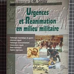 Livre "urgences et réanimation en milieu militaire"