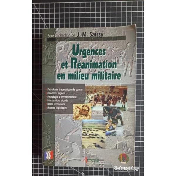 Livre "urgences et ranimation en milieu militaire"