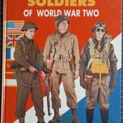 Livre en langue anglaise " Allied soldiers of World War two"