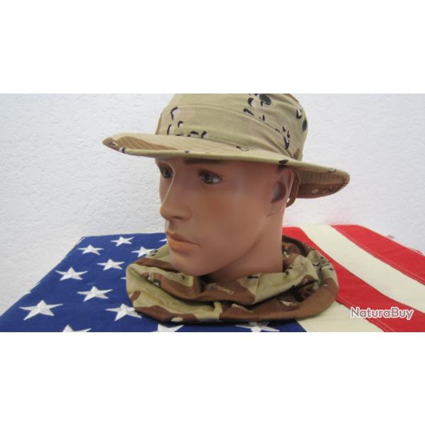 US ARMY DESERT STORM PREMIERE GUERRE DU GOLFE BEANIE HAT CAMO 6 COULEURS 6 3/4 (55/56) NEUF DE STOCK