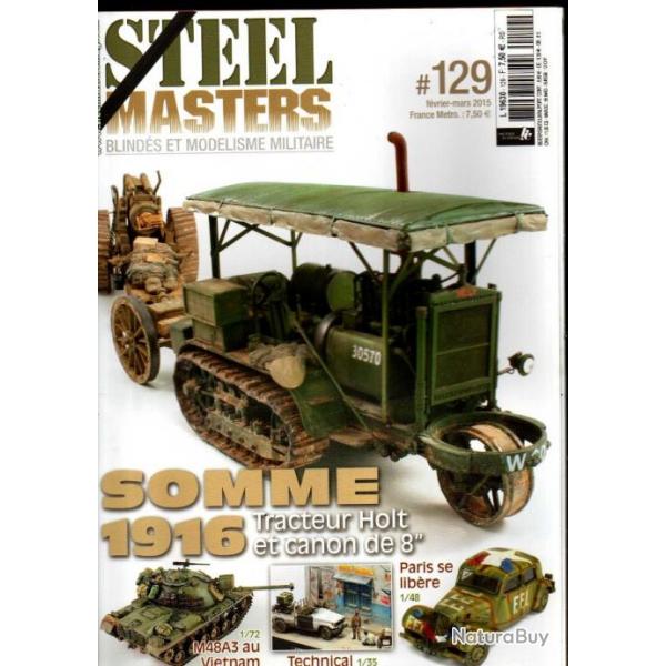 steel masters 129 (attentat de 2015) insignes canons automoteurs wh, transporteur lourd chenill mt-