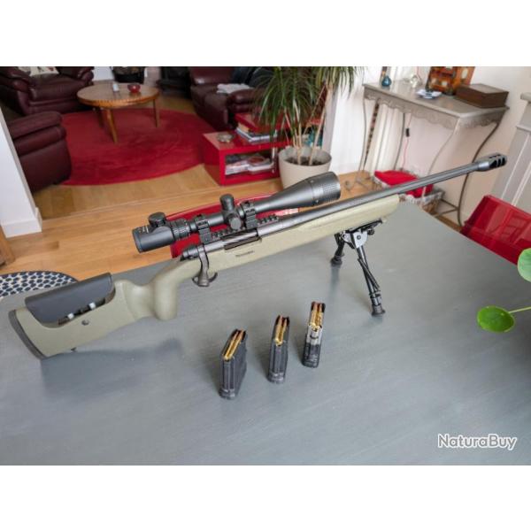 MOSSBERG MVP TACTICAL CAL.308WIN tir 300 cartouches manufactures (vente cause double emploi)