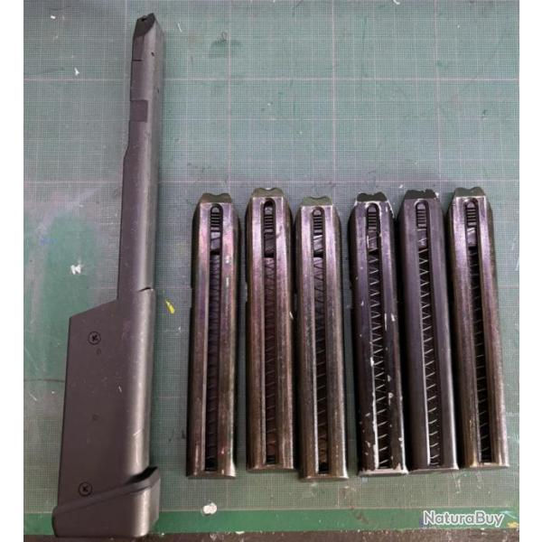 airsoft lot de 7 Chargeurs pour Glock AEP