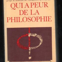 qui a peur de la philosophie greph