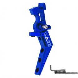 Détente aluminium CNC SPEED pour M4 Style A Bleue Maxx Model