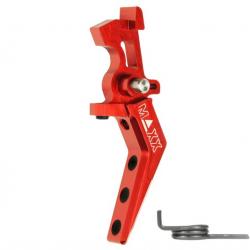 Détente aluminium CNC SPEED pour M4 Style A Rouge Maxx Model