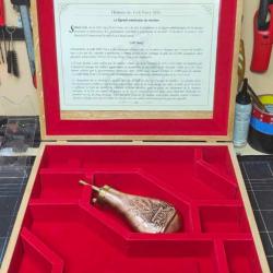 COFFRET artisanal 2 armes en Chêne Massif pour Pietta 1851