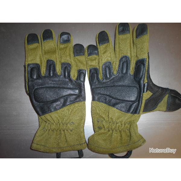 GANTS TACTIQUES SPCIAL OPS - TAILLE  S = 8 - COULEUR NOIR ET VERT KAKI