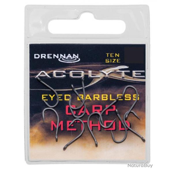 DRENNAN HAMEON ACOLYTE CARP METHOD BARBLESS DRENNAN 8