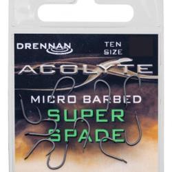 DRENNAN HAMEÇON ACOLYTE SUPER SPADE BARBED DRENNAN 10