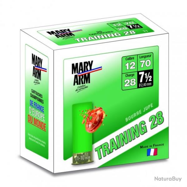 CAL 12 MARY ARM TRAINING 28 BJ 7,5 1 boite de 25 cartouches