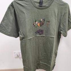 Tee-Shirt Humoristique Chasseur De Sanglier Taille S - LOVERGREEN