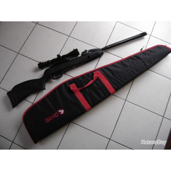 carabine gamo replay black 10x MAXXIM IGT  + lunette 3-9 x 40 +housse + boite de 200 pb de 1 gr