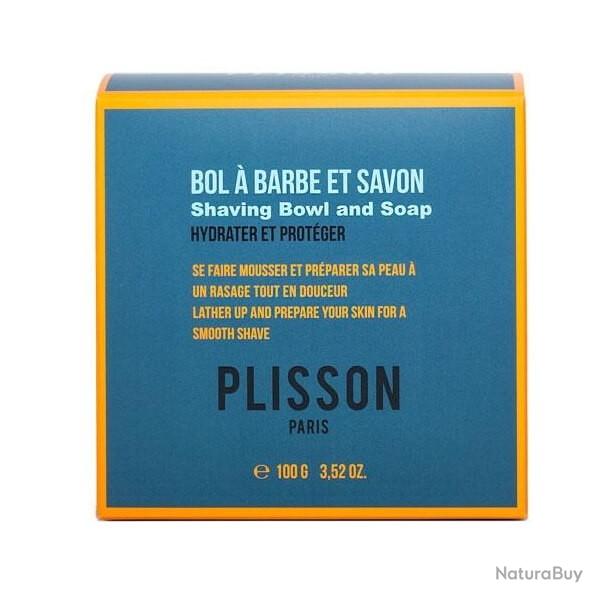 C240 Bol  rase Plisson en porcelaine avec couvercle et savon