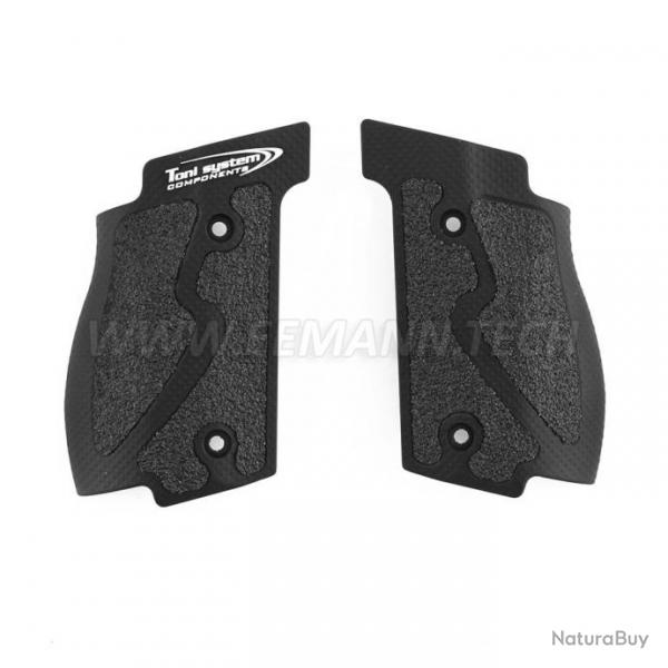 TONI SYSTEM GWQ5M3D X3D grips for Walther Q5 Match SF, Color: Black