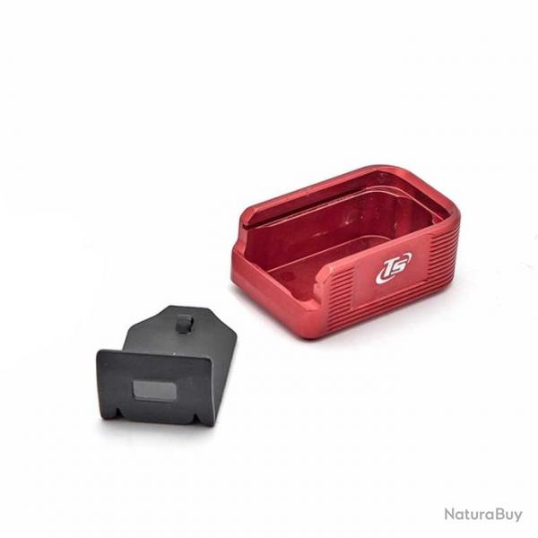 TONI SYSTEM PADEO Easy-on Magazine Base Pad (quick release) +2 Rounds, ROUGE