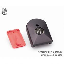 DPM MFA-XDM/1 Plaque de sol pour chargeur avec brise-vitre de voiture XDM 9mm/40S&W ALUMINIUM NOIR T