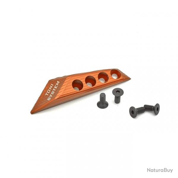 TONI SYSTEM AD3DDX Finger rest 3D, Right side, Left shooter , Color: Orange