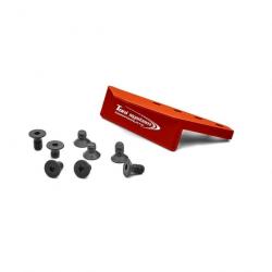 TONI SYSTEM AD4DX Finger rest 4 holes, Right side, Left shooter, Color: Red