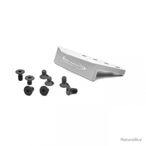 TONI SYSTEM AD4DX Finger rest 4 holes, Right side, Left shooter, Color: Silver