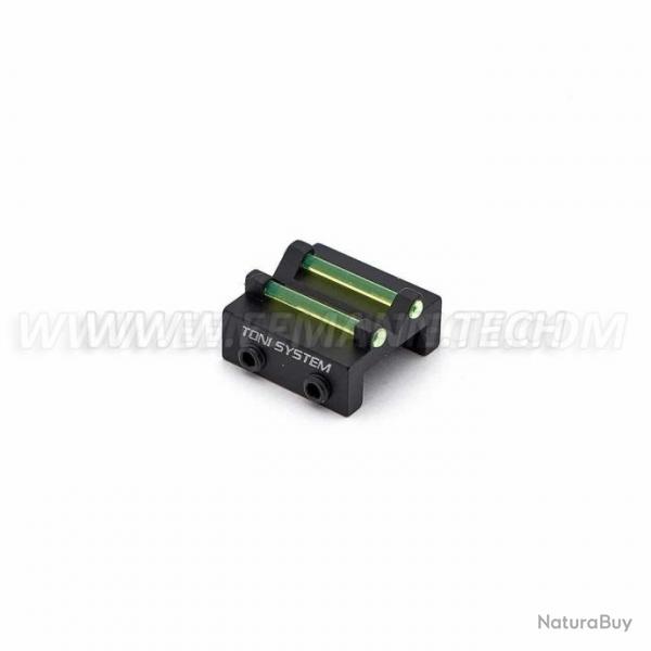 TONI SYSTEM TV10 Hunting Rear Sight C Profile 1,5mm Green & 10,1mm height