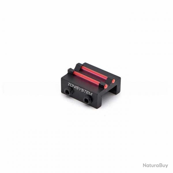 TONI SYSTEM TR81 Vise de Chasse Profil C 1,0mm Rouge & 8,1mm hauteur